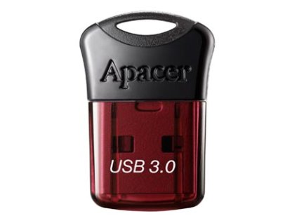 Apacer USB flash disk, USB 3.0, 32GB, AH157, červený, AP32GAH157R-1, USB A, s krytkou