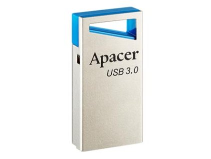 Apacer USB flash disk, USB USB 3.0 (3.2 Gen 1), 32GB, AH155, stříbrný, AP32GAH155U-1, USB A, s poutkem