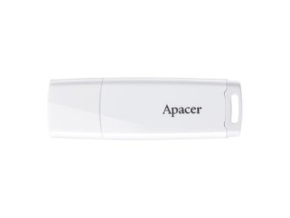 Apacer USB flash disk, USB 2.0, 32GB, AH336, bílý, AP32GAH336W-1, USB A, s krytkou
