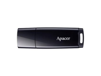 Apacer USB flash disk, USB 2.0, 64GB, AH336, černý, AP64GAH336B-1, USB A, s krytkou