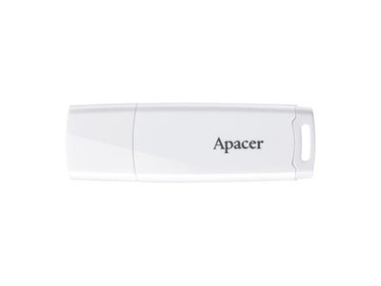 Apacer USB flash disk, USB 2.0, 64GB, AH336, bílý, AP64GAH336W-1, USB A, s krytkou