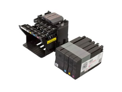 HP originální printhead replacement kit CR324A, CR322A, CR323A, CM751-60126, obsahuje inkousty, sada pro výměnu tiskové hlavy