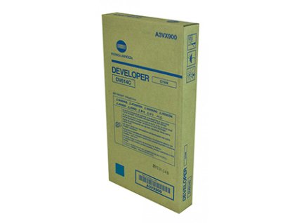 Konica Minolta originální starter A3VX900, DV-614C, cyan, Konica Minolta Bizhub C3070L, 1060, 1070P, 1070, startér