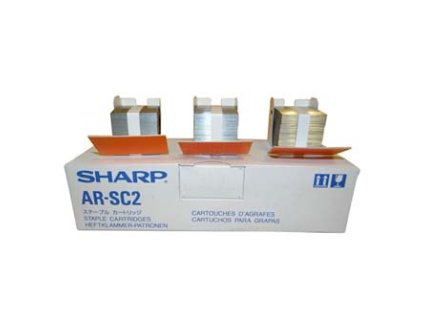 Sharp originální staple cartridge AR-SC2, 3x5000ks, AR-FN7, F13, F14, MX-FNX2, FNX3, FNX4, FNX6, FNX7 Sharp