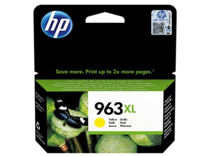 HP originální ink 3JA29AE, HP 963XL, high capacity, yellow, 1600str., 22.92ml