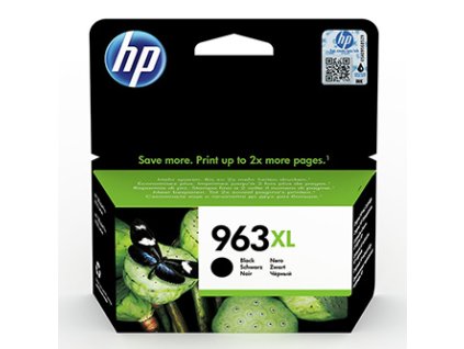 HP originální ink 3JA30AE, HP 963XL, high capacity, black, 2000str., 48ml