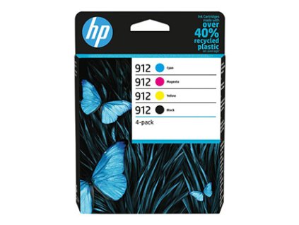 HP originální ink 6ZC74AE#301, HP 912, CMYK, blistr, 4*315str., multipack
