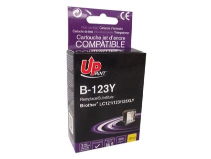 UPrint kompatibilní ink s LC-123Y, B-123Y, yellow, 600str., 10ml