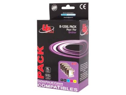 UPrint kompatibilní ink s LC-127XLVALBP, B-125XL-PACK, 2xblack/1xcyan/1xmagenta/1xyellow