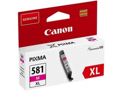 Canon originální ink CLI-581 XL M, 2050C001, magenta, 8,3ml, high capacity