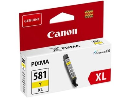 Canon originální ink CLI-581 XL Y, 2051C001, yellow, 8,3ml, high capacity