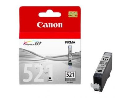 Canon originální ink CLI-521 GY, 2937B001, grey, 1395str., 9ml