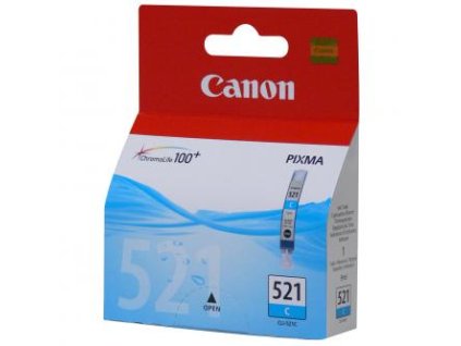Canon originální ink CLI-521 C, 2934B001, cyan, 505str., 9ml