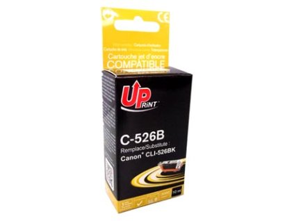 UPrint kompatibilní ink s CLI526BK, C-526B, black, 10ml, s čipem