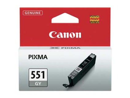 Canon originální ink CLI-551 GY, 6512B001, grey, 7ml