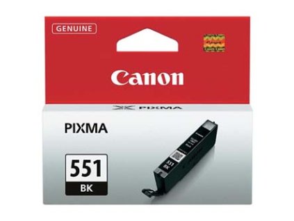Canon originální ink CLI-551 BK, 6508B001, black, 7ml