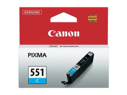 Canon originální ink CLI-551 C, 6509B001, cyan, 7ml