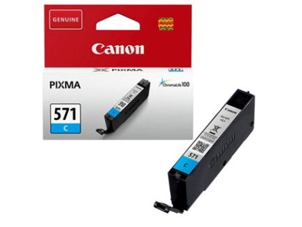Canon originální ink CLI-571 C, 0386C001, cyan, 345str., 7ml, 1ks