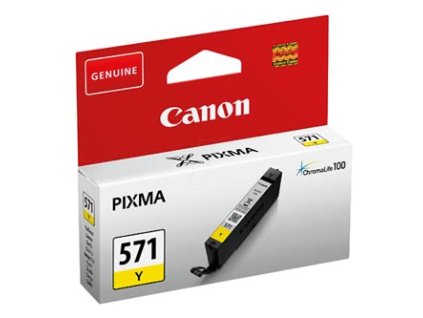 Canon originální ink CLI-571 Y, 0388C001, yellow, 306str., 7ml, 1ks