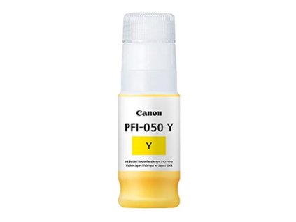 Canon originální bottle ink PFI-050 Y, 5701C001, yellow, 70ml