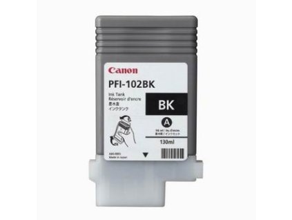 Canon originální ink PFI-102 BK, 0895B001, black, 130ml