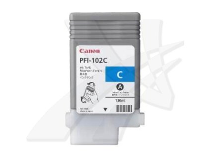 Canon originální ink PFI-102 C, 0896B001, cyan, 130ml