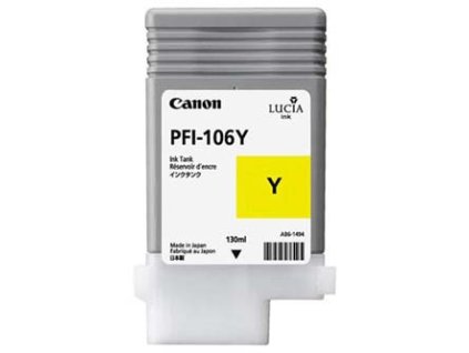 Canon originální ink PFI-106 Y, 6624B001, yellow, 130ml