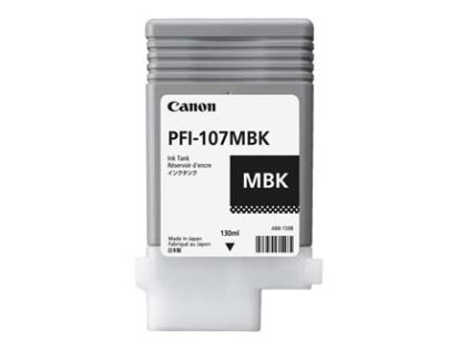 Canon originální ink PFI-107 MBK, 6704B001, matt black, 130ml