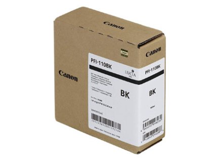Canon originální ink PFI-110 BK, 2364C001, black, 160ml