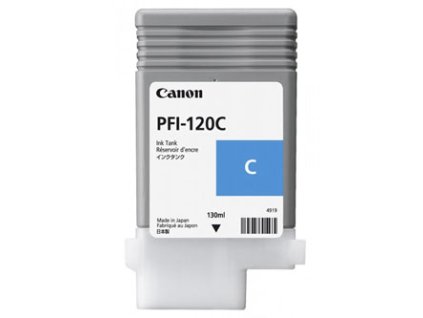 Canon originální ink PFI-120 C, 2886C001, cyan, 130ml
