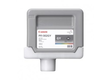 Canon originální ink PFI-302 GY, 2217B001, grey, 330ml
