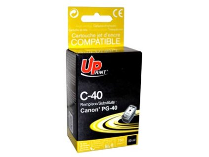 UPrint kompatibilní ink s PG40, C-40B, black, 25ml