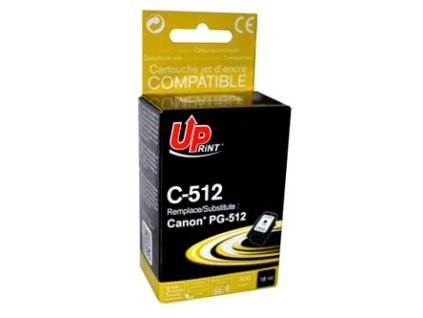 UPrint kompatibilní ink s PG512BK, C-512B, black, 18ml