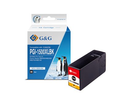 G&G kompatibilní ink s PGI 1500XL, NP-C-1500XLBK/C, black