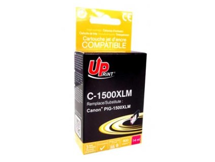 UPrint kompatibilní ink s PGI 1500XL, C-1500XLM, magenta, 800str., 14ml, high capacity