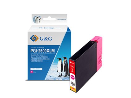 G&G kompatibilní ink s PGI 2500XL, NP-C-2500XLM/C, magenta