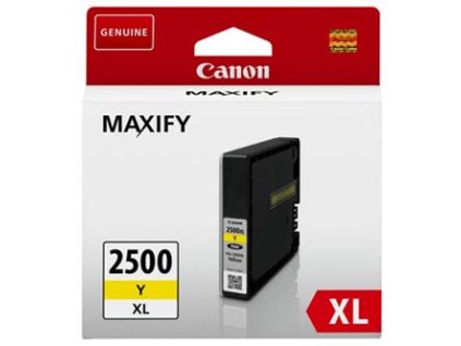 Canon originální ink PGI 2500 XL, 9267B001, yellow, 19.3ml, high capacity