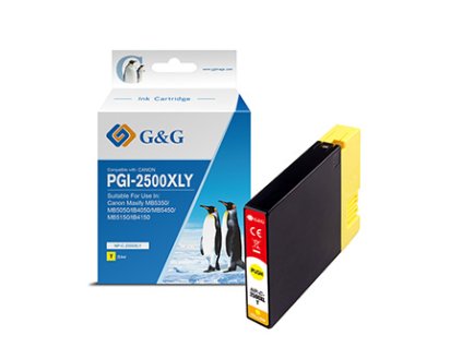 G&G kompatibilní ink s PGI 2500XL, NP-C-2500XLY/C, yellow