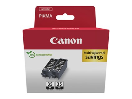 Canon originální ink PGI-35 BK, 1509B029, black, 2*191str., 2*9.3ml