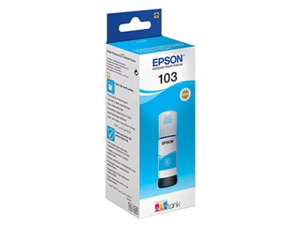 Epson originální ink C13T00S24A, 103, cyan, 65ml