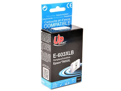 UPrint kompatibilní ink s C13T03A14010, 603XL, E-603XLB, black, 600str., 13ml
