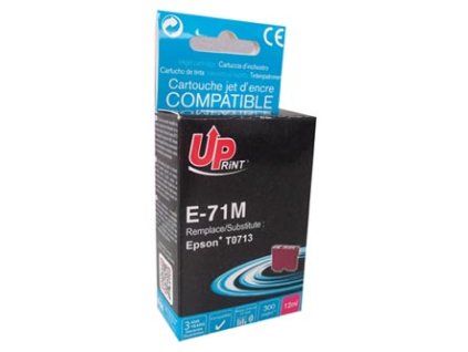 UPrint kompatibilní ink s C13T07134011, E-71M, magenta, 11ml
