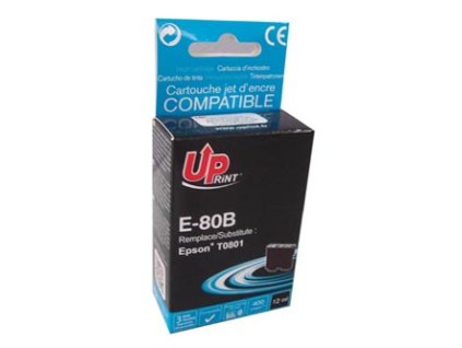 UPrint kompatibilní ink s C13T08014011, E-80B, black, 11ml