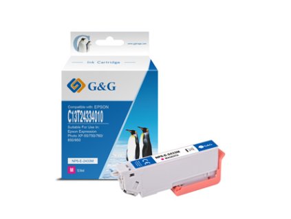 G&G kompatibilní ink s C13T24334012, NP-R-2433XLM, magenta
