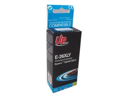 UPrint kompatibilní ink s C13T26344010, T263440, 26XL, yellow, 700str., 15ml