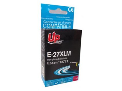 UPrint kompatibilní ink s C13T27134010, 27XL, E-27XLM, magenta, 1100str., 13ml