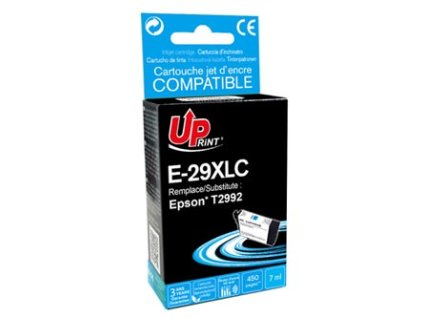 UPrint kompatibilní ink s C13T29924010, T29XL, E-29XLC, cyan, 450str., 7ml