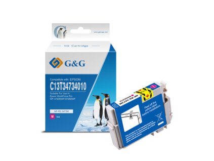 G&G kompatibilní ink s C13T34734010, NP-R-3473M, magenta