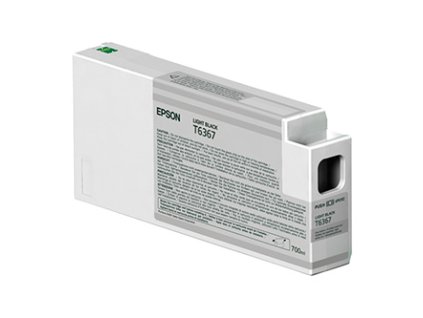 Epson originální ink C13T636700, light black, 700ml