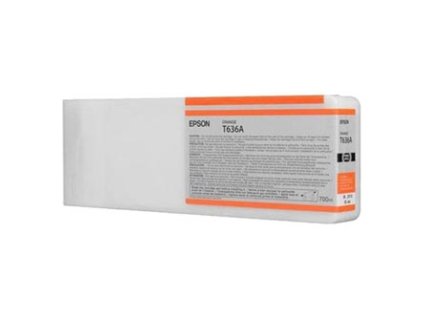 Epson originální ink C13T636A00, orange, 700ml